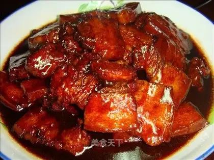 Improved version of braised pork