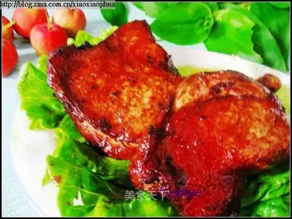 Slightly spicy roast duck legs