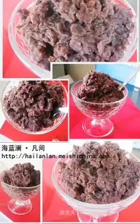 red bean paste