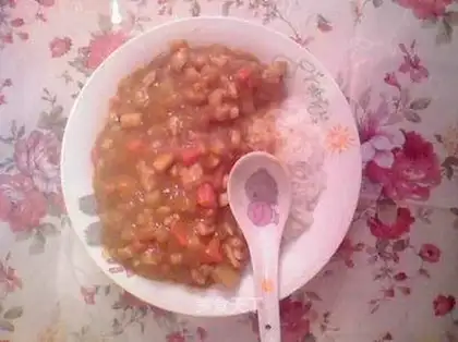 chicken curry and rice