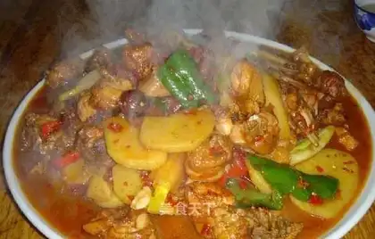 Alternative Xinjiang saute chicken