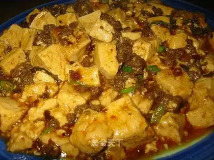 Minced pork and tofu