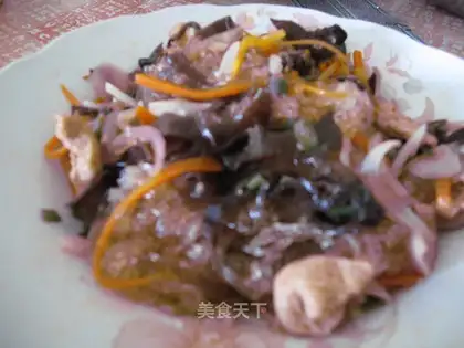 Delicious fried winter noodles