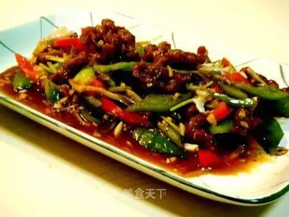 Dry fried pork sausage