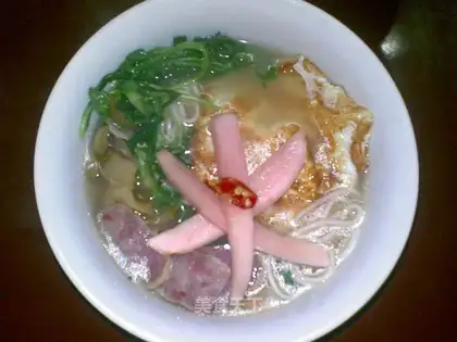 Sausage noodles