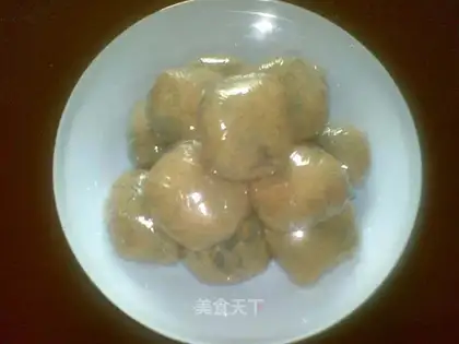 Banana glutinous rice paste