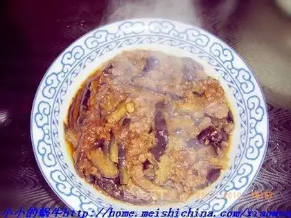 braised eggplant in soy sauce