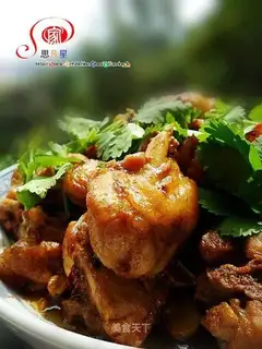 Dry roasted sand tea chicken