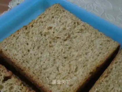 Coffee, almond powder, toast