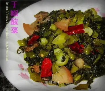 Chinese cabbage with dried pepper