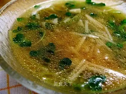 Fish bone miso soup