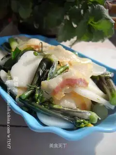 stir-fried rice cake with tongue sound