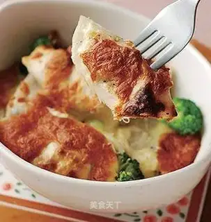 Baked cheese dumplings