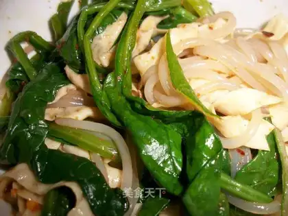 Add three ingredients, sour and spicy