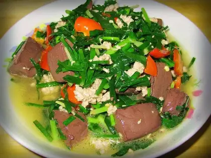 pork red leek