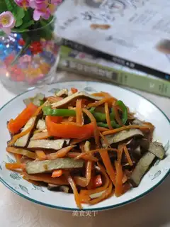 stir-fried dried carrot