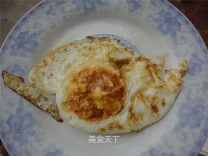 fried egg with sugar