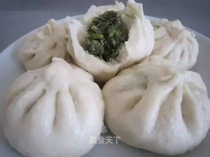 Fennel pork steamed buns