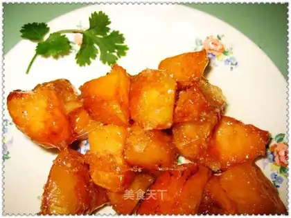 Pulled sweet potatoes