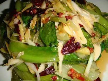 stir-fried lettuce
