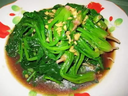 ginger spinach