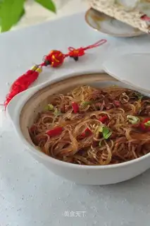 Minced pork and vermicelli