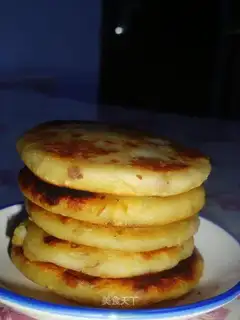 Pan-fried sweet potato cake