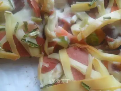 What a ham pizza
