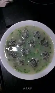 ♪ Purple meatball soup ♪