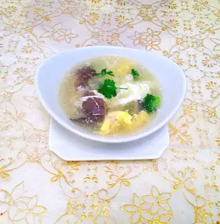 Mushroom egg soup