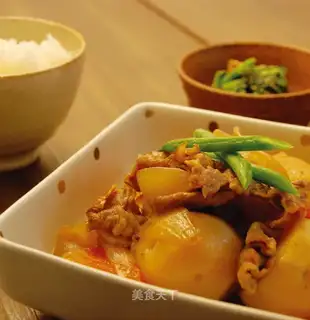 Japanese potato beef