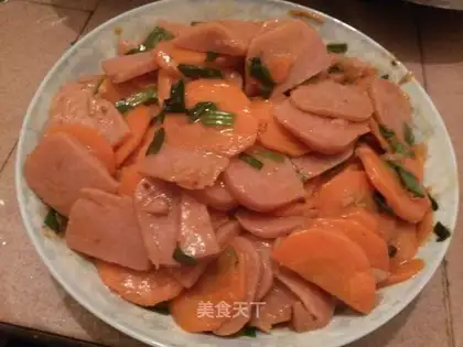 Carrot and ham