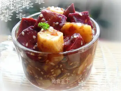 Honeyed potatoes
