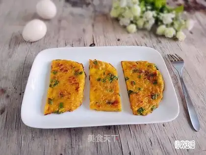 Egg pumpkin pie