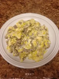 Slipped meat and eggs