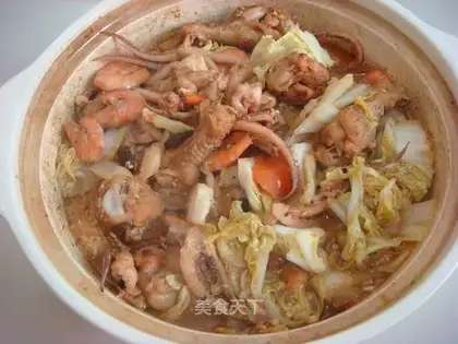 Big cabbage seafood