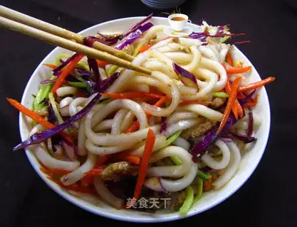Frozen chicken silk potato powder