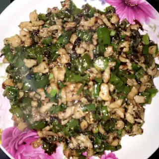 Chicken rice sprouts