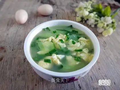 cucumber egg soup