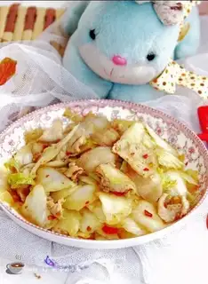 Snack and cabbage