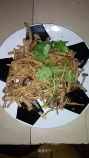 Salted egg yogurt mushrooms