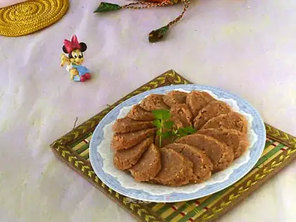 Homemade ham sausages