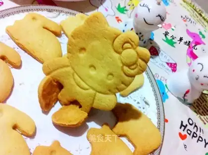 Butter cartoon cookies