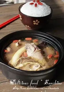 The chicken soup