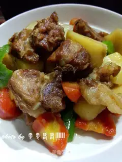 Potato radish ribs