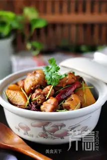 Spicy potato chicken