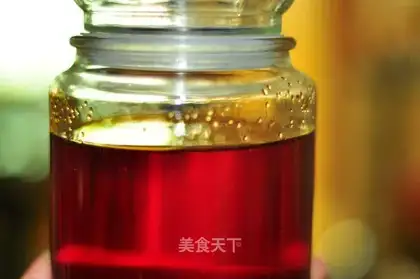 Homemade red oil