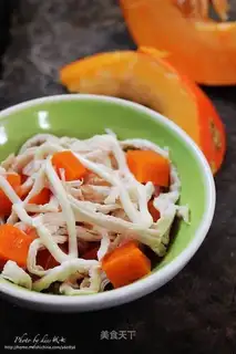 Pumpkin chicken salad
