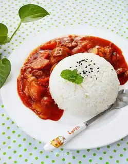 Western red beef rice