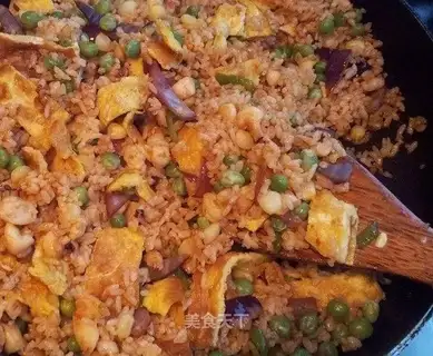 Fried squid eggcake